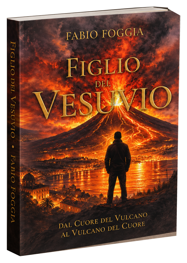 Copertina 3D del romanzo Figlio del Vesuvio di Fabio Foggia